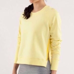 Lululemon Yellow Rejuvenate Pullover Size 8